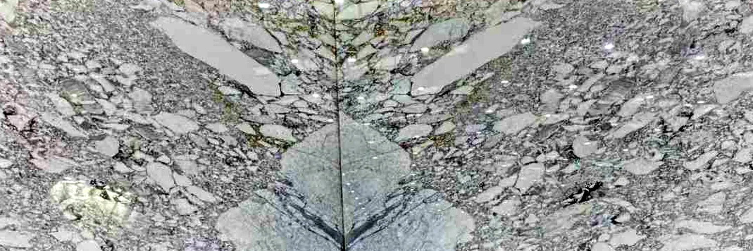 Large-format stone slabs: slab layout and dry lay