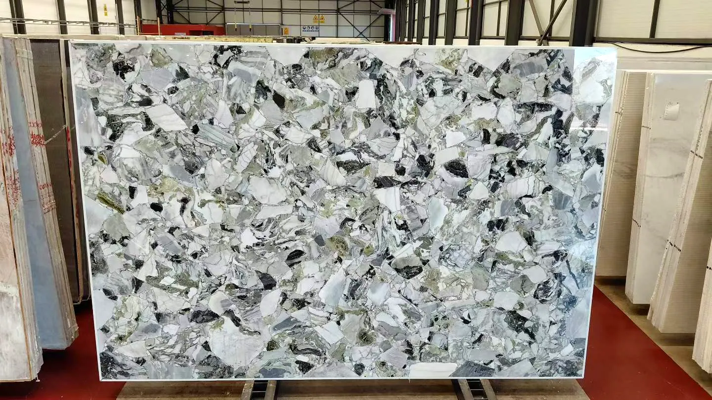Invisible Grey Marble: real slab in our warehouse