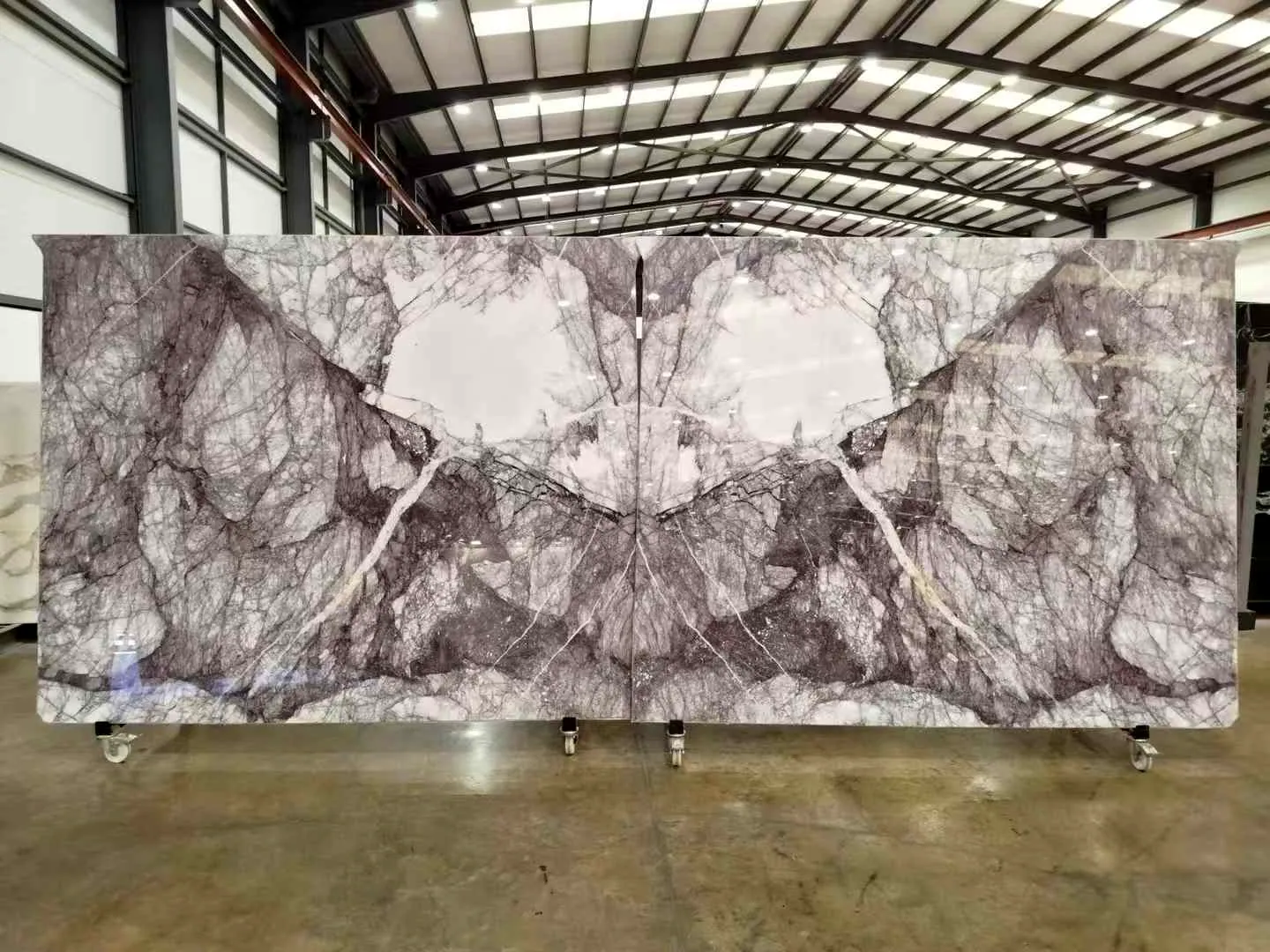 Lilac: real slab in our warehouse