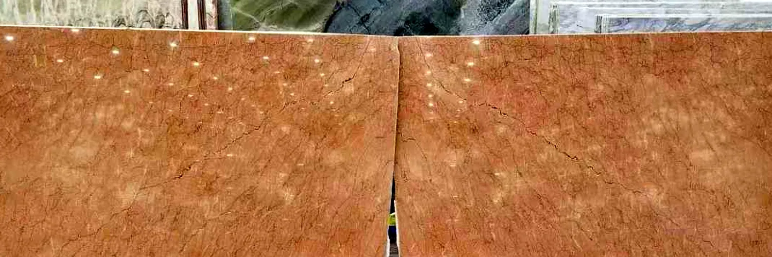Pink, red and purple marble: types and how to choose