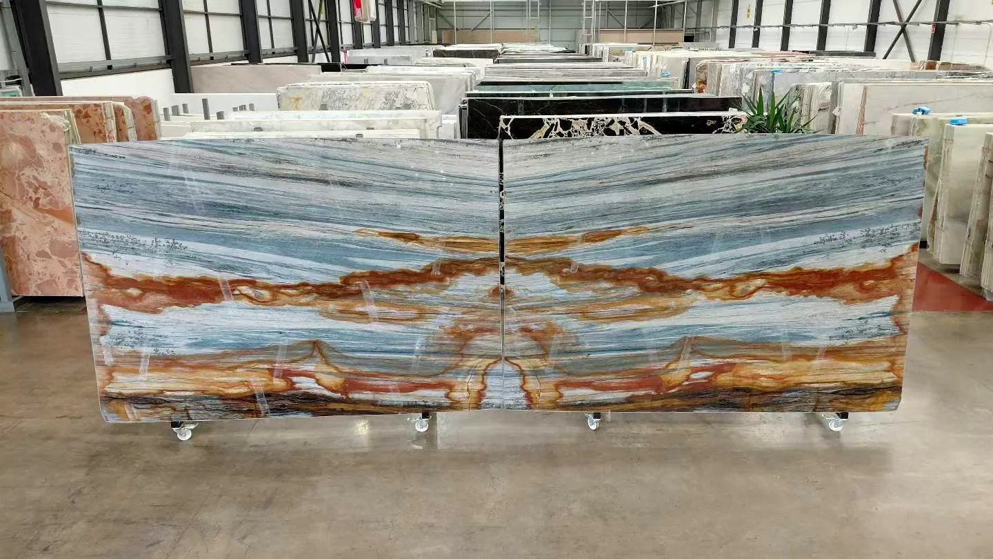 Royal Blue: real slab in our warehouse